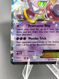 Pokemon TCG Hoopa EX XY85 Black Star Promo Card LP+/NM Condition - Image 4