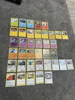 Pokemon Bundle Rebel Clash x38 Cards 5x Reverse Holo’s 1x Holo Rare Snorlax 141 - Image 1