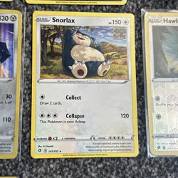 Pokemon Bundle Rebel Clash x38 Cards 5x Reverse Holo’s 1x Holo Rare Snorlax 141 - Image 2
