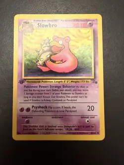 Pokemon TCG Slowbro Fossil 43/62 1st Edition Uncommon 1999 Card - Image 1
