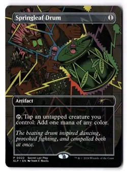 Springleaf Drum NM/M* BORDERLESS Secret Lair ENGLISH 0022 mtg -UnltdCards - Image 1