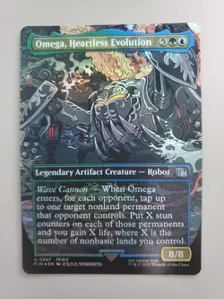 MTG Omega, Heartless Evolution Final Fantasy Foil Borderless Uncommon - Image 1