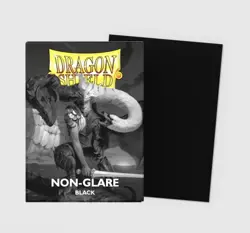 Dragon Shield Matte Non-Glare Black Sleeves Display Case - Standard - 10 Packs - Image 1