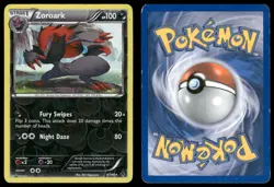 ZOROARK 67/98 HOLO RARE EMERGING POWERS POKEMON REVERSE HOLO MP - Image 1