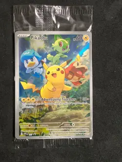 Pikachu #27 SEALED Pokemon TCG Black Star Promo Near Mint Paldea Evolved ETB 027 - Image 1