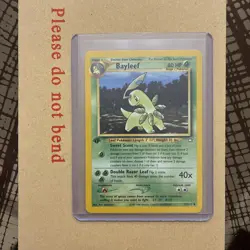 Pokemon TCG Bayleef Neo Genesis 1st Edition Uncommon 29/111 - Near Mint NM - Image 1