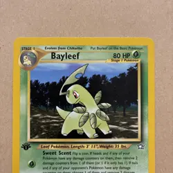 Pokemon TCG Bayleef Neo Genesis 1st Edition Uncommon 29/111 - Near Mint NM - Image 3