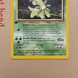 Pokemon TCG Bayleef Neo Genesis 1st Edition Uncommon 29/111 - Near Mint NM - Image 4