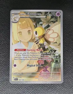 Lillie's Ribombee 164/159 Illustration Rare Journey Together Pokemon NM - Image 3