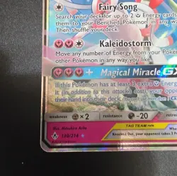 The Pokemon Company Pokemon TCG Gardevoir & Sylveon GX Holo Ultra Rare 130/214 - Image 2