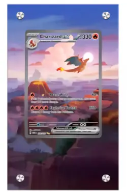 Charizard ex 199/165 - Pokemon Extended Artwork Protective Display Case - Image 2