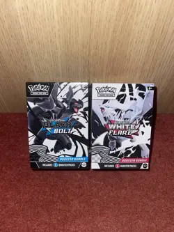 Pokemon TCG Black Bolt and White Flare Booster Bundle PAIR 1 Of Each ✅ SEALED - Image 1