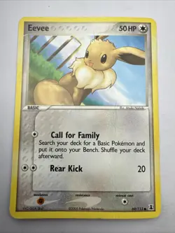 Pokemon TCG Eevee EX Delta Species 69/113 Regular Common - Image 1