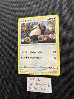 Pokemon Sword & Shield - Snorlax - 140/202 - Non Holo Rare - M/NM - Image 3