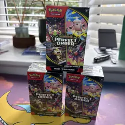 Pokemon TCG Perfect Order Booster Bundle 6 Packs Sealed New UK - Image 1