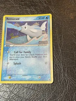Remoraid 71/115 Holo Unseen Forces Stamped Pokemon 2005 - Image 2