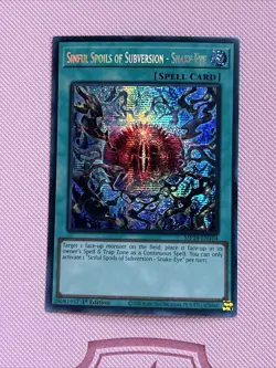 Yugioh Sinful Spoils of Subversion - Snake-Eye MP24-EN104 - Image 1
