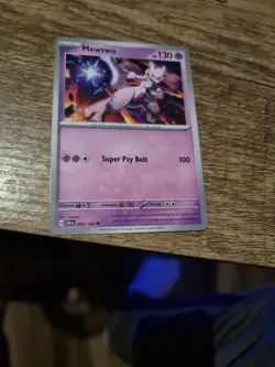 059/142 Mewtwo Regular Non Holo Uncommon Card : Stellar Crown - Image 1