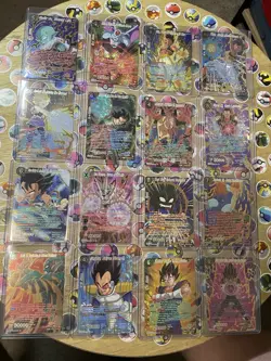 Dragon Ball Z TCG! 16 cards total All SPR’s Multiple Sets! Holo Artworks NM! 🖤 - Image 1