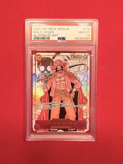 PSA 10 Gol D. Roger SEC-P OP09-118 Japanese New Emperor One Piece Card - Image 1