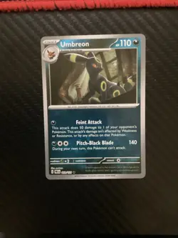 Pokemon Prismatic Evolutions Umbreon Poke Ball Pattern 059/131 English Card NM - Image 1