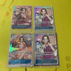 One Piece Card Game Boa Hancock SR Komipa PSA10 with 4 Bonus Cards Now - Image 3