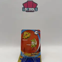 2004 Lenticular Pokemon Advanced Action Card Shroomish Panini - Image 2
