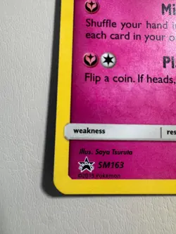 Pokemon 2019 Mimikyu SM163 Sun & Moon Black Star Promo Holo Card Near Mint - Image 4