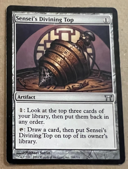 Sensei's Divining Top - Champions of Kamigawa - MTG - Magic the Gathering - Image 1