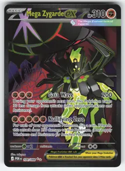 Mega Zygarde ex 104/088 Pokemon TCG ME03: Perfect Order NM - Image 1