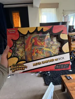 2 x Pokemon TCG: Mega Evolution Ascended Heroes - Mega Emboar ex Box - Image 2