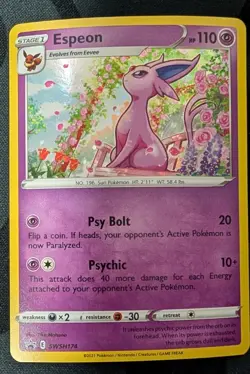 pokemon sword and shield promo espeon swsh174 NM/L0P - Image 1