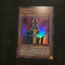 Yugioh! Jinzo Ultra Rare Near Mint Unlimited RP02-EN001 (2024 Reprint) - Image 1