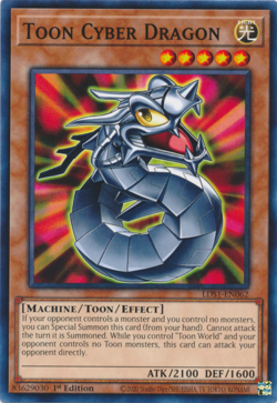 Toon Cyber Dragon [LDS1-EN062] Common Near Mint 1st Edition - Yugioh single - Image 1