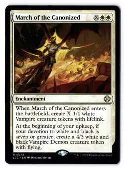 March Of The Canonized NM* Commander The Lost Caverns Of Ixalan 0071 -UnltdCards - Image 1
