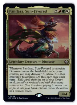 Pantlaza, Sun Favored NM* FOIL The Lost Caverns Of Ixalan 0004 mtg -UnltdCards - Image 1