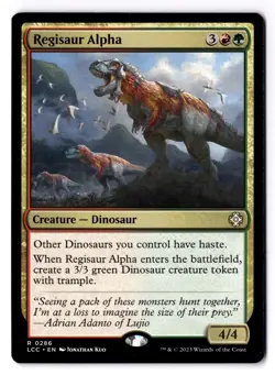 Regisaur Alpha NM* The Lost Caverns of Ixalan Commander 0286 mtg -UnltdCards - Image 1