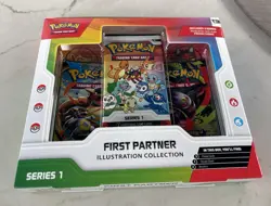 Pokemon TCG First Partner Illustration Series 1 Box - SEALED - Image 1
