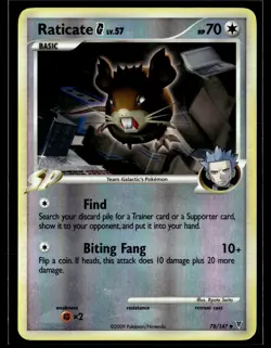 Raticate G 78/147 Supreme Victors Reverse Holo Uncommon Pokemon - Image 1