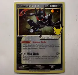 Greninja Gold Star SWSH144 Pokemon Celebrations Black Star Promo SEALED - Image 1