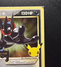 Greninja Gold Star SWSH144 Pokemon Celebrations Black Star Promo SEALED - Image 3