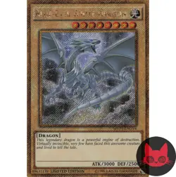 Yugioh Blue-Eyes White Dragon MVP1-ENGV4 Gold Secret Rare Limited Edition NM - Image 1