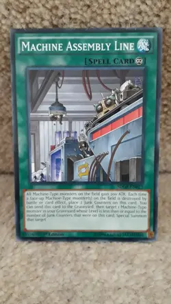 YU GI OH CARD TRADING CARD MACHINE ASSEMBLY LINE - Image 1