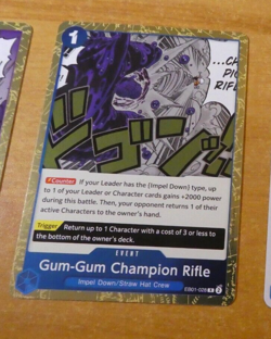 ONE PIECE MEMORIAL COLLECTION ENGLISH CARD RARE HOLO GAME CARTE EB01-028 EN MINT - Image 1