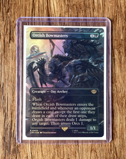 Orcish Bowmasters (Borderless) - Foil - Universes Beyond: the Lord of the Rings - Image 1