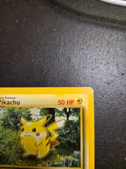 1999 Pokemon W Stamp 1st Edition Pikachu 60/64 Jungle Set WOTC - Image 2