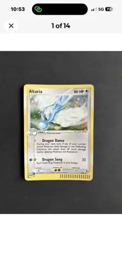 Pokemon TCG 5 Card Bundle 4 Reveres Holos & 1 Holo EX Dragon & EX Dragon Private - Image 3