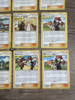Pokemon TCG Cards Lot Of 12 Tag Team Cards 2019 Misty, Lorelei, Cynthia, Caitlin - Image 4