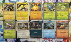 Pokemon Cosmos Holo Lot Of 10 NM (Yanma w/ Swirl) - Image 1