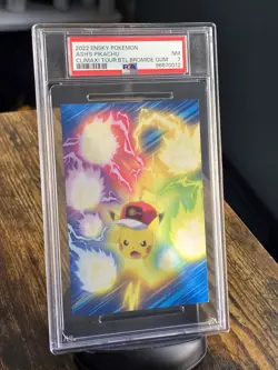 PSA 7 Ash's Pikachu Climax! Tour Battle Bromide Gum 2022 Ensky Pokemon FREE SHIP - Image 1